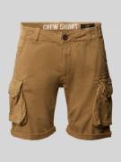 Alpha Industries Shorts mit Cargotaschen Modell 'CREW SHORT' in Khaki,...