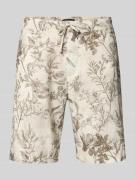 MCNEAL Shorts aus Leinen-Mix mit Eingrifftaschen in Beige, Größe L