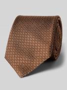 Blick Seidenkrawatte mit Strukturmuster (7,5 cm) in Dunkelbraun, Größe...