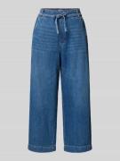 Jake*s Casual Culotte mit Bindegürtel und Gesäßtaschen in Jeansblau, G...