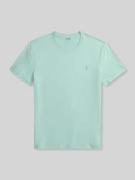 Polo Ralph Lauren Regular Fit T-Shirt aus reiner Baumwolle in Gruen, G...
