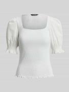 Lauren Ralph Lauren Slim Fit Crinkle T-Shirt aus reiner Baumwolle in W...