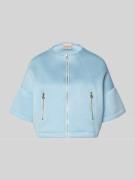 Rinascimento Jacke mit 1/2-Arm und Reißverschlusstaschen in Hellblau, ...