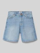 Jack & Jones Loose Fit Jeansshorts mit Eingrifftaschen Modell 'TONY' i...