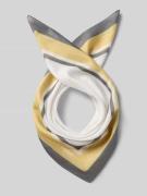 HUGO Tuch aus Viskose-Seiden-Mix Modell 'BANDANA' in Hellgelb, Größe 1