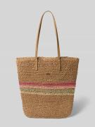 Barts Shopper mit Label-Detail Modell 'Lazey' in Hellbraun, Größe 1