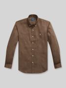 Polo Ralph Lauren Regular Fit Freizeithemd aus reinem Leinen in Dunkel...