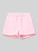 Only Loose Fit Sweatshorts aus Baumwoll-Mix Modell 'Sweat' in Rosa, Gr...