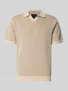 Jack & Jones Premium Regular Fit Poloshirt in Strick-Optik Modell 'Pre...