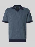 Jack & Jones Premium Regular Fit Poloshirt in Strick-Optik Modell 'Pre...