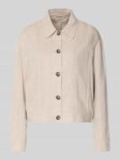 MSCH Copenhagen Jacke aus Leinen-Mix mit Kentkragen Modell 'Viana Gini...