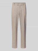 CG - Club of Gents Hose mit Label-Detail Modell 'Orlando' in Beige, Gr...