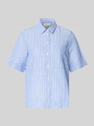 Christian Berg Woman Regular Fit Leinenbluse mit Hemdblusenkragen in B...