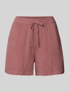 Only Relaxed Fit Shorts aus reiner Baumwolle Modell 'THYRA' in Mauve, ...
