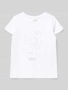 s.Oliver RED LABEL Regular Fit T-Shirt aus reiner Baumwolle in Weiss, ...