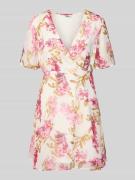 Only Minikleid aus Crêpe-Chiffon Modell 'STAR-SUA' in Weiss, Größe L