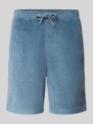 SELECTED HOMME Regular Fit Sweatshorts aus Baumwoll-Mix in Rauchblau, ...