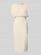 Rinascimento Cocktailkleid mit Gehschlitz in Weiss, Größe M