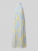 MAX&Co. Plissiertes Freizeitkleid mit Allover-Muster Modell 'GALLO' in...