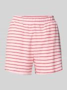 Pieces Regular Fit Shorts aus Baumwoll-Mix Modell 'KAY' in Rosa, Größe...