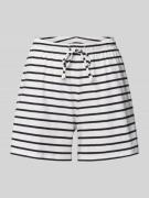 Jake*s Casual Regular Fit Shorts mit Tunnelzug in Marine, Größe L