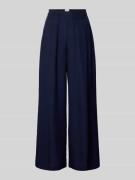 Rich & Royal Wide Leg Hose mit elastischem Bund in Marine, Größe 34