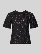Vero Moda Regular Fit T-Shirt aus Spitze Modell 'SALLIE' in Black, Grö...