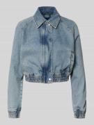 Hugo Blue Relaxed Fit Jeans-Bomberjacke aus Baumwoll-Mix in Jeansblau,...
