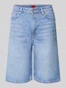 HUGO Wide Fit Shorts aus reiner Baumwolle Modell 'GELITA_1' in Hellbla...