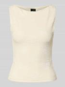Gina Tricot Slim Fit Top mit floralem Allover-Stitching Modell 'Jacqua...