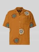 Scotch & Soda Relaxed Fit Freizeithemd aus Leinen-Viskose-Mix mit Brus...