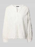 Betty Barclay Regular Fit Bluse mit Stitchings in Offwhite, Größe 38