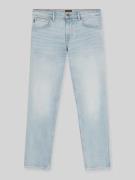 BOSS Orange Regular Fit Jeans aus Baumwoll-Mix Modell "REMAINE" in Hel...