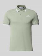 SERGIO TACCHINI Slim Fit Poloshirt mit Logo-Stitching Modell 'Reed' in...