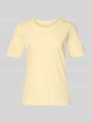 Christian Berg Woman T-Shirt mit Rundhalsausschnitt in Pastellgelb, Gr...