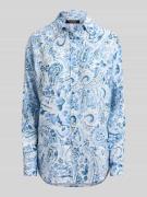 Lauren Ralph Lauren Relaxed Fit Leinenbluse aus reinem Leinen mit Allo...