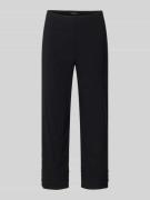 STEHMANN Caprihose aus Viskose-Mix Modell 'Ina' in Black, Größe 36