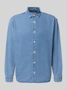 Jack & Jones Regular Fit Jeanshemd mit Kentkragen Modell 'NORREBRO' in...