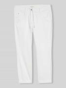 Tom Tailor Tapered Hose aus Baumwoll-Mix mit Tunnelzug in Offwhite, Gr...