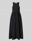 YAS Midikleid mit Rundhalsausschnitt Modell 'MIRI' in Black, Größe L