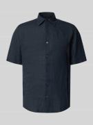BOSS Orange Regular Fit Leinenhemd mit kurzem Arm Modell 'RASH_2_M' in...