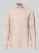 SEIDENSTICKER REGULAR FIT Regular Fit Business-Hemd aus Leinen mit Ken...