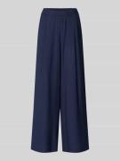 STEHMANN Wide Fit Stoffhose aus Viskose-Mix Modell 'Frencis' in Marine...
