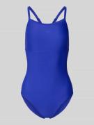 Arena Slim Fit Badeanzug mit Cut-Out auf der Rückseite in Blau, Größe ...