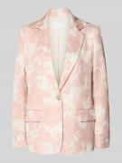 Jake*s Collection Blazer mit Pattentaschen und Reverskragen in Altrosa...