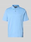 MAERZ Muenchen Regular Fit Poloshirt mit Brusttasche in Bleu, Größe 48