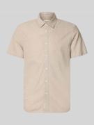 Blend Regular Fit Freizeithemd mit Kentkragen Modell 'ABAN' in Beige, ...