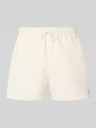 Tommy Hilfiger Regular Fit Badehose mit Logo Stitching in Weiss, Größe...