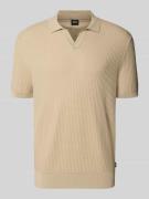 BOSS Regular Fit Poloshirt aus reiner Baumwolle Modell 'NATALO' in Bei...