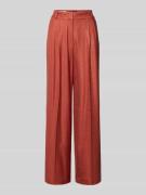 Marc Cain Wide Fit Hose aus Viskose-Elasthan-Mix in Rostrot, Größe 34